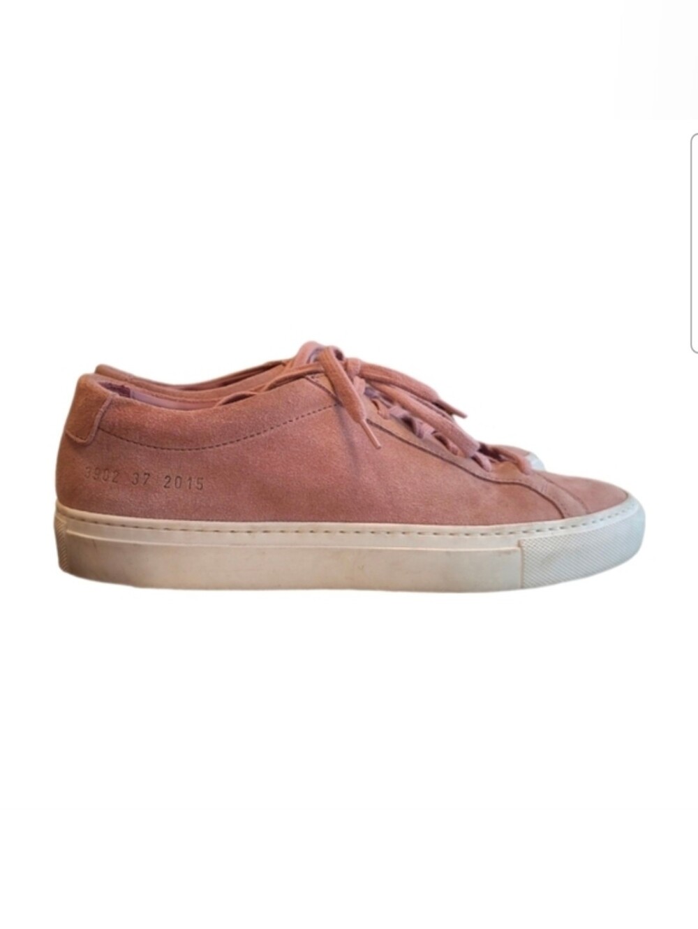 COMMON PROJECTS | Suede Low-Top Sneakers in Dusty Pink ~ Size EU 37 / US 7